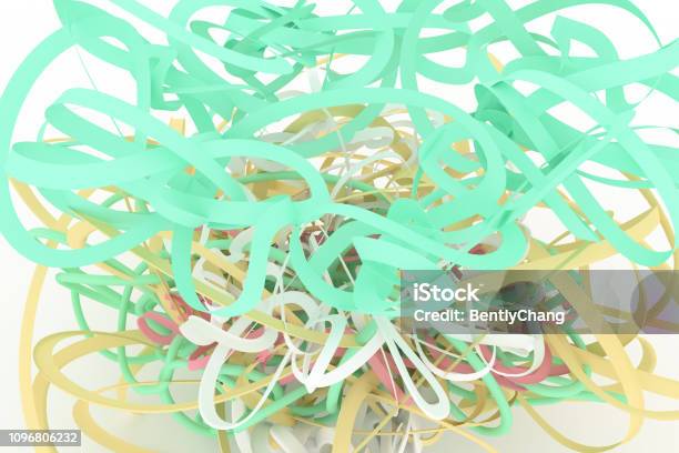 Messy String Map Bunch Of Messy String Geometric For Graphic Design Or Background Cgi ...