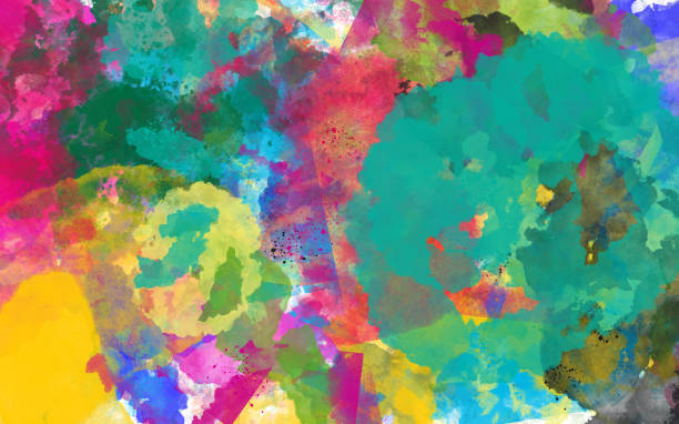 istock multicolor watercolor ink splash paint background 1096807448