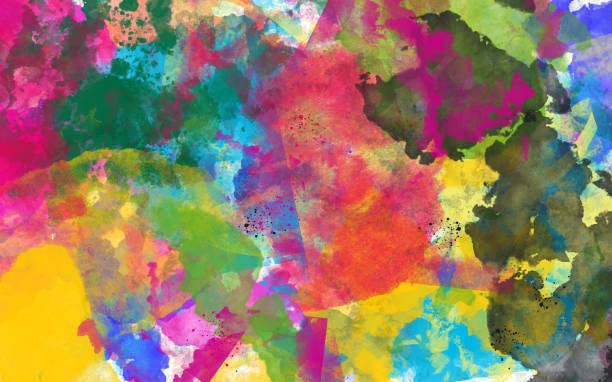 istock multicolor watercolor ink splash paint background 1096807470