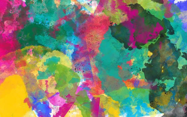 istock multicolor watercolor ink splash paint background 1096807472