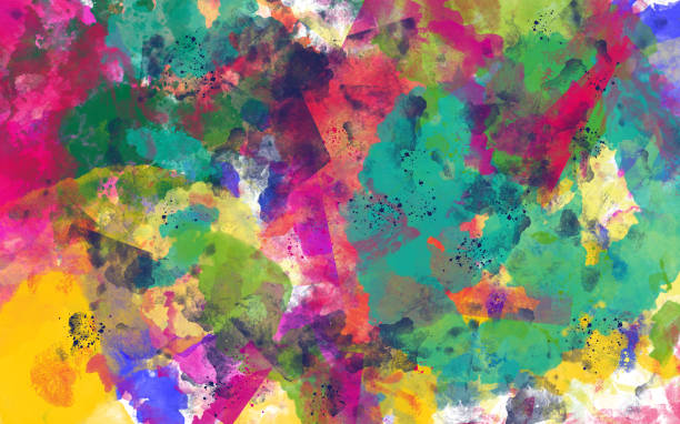istock multicolor watercolor ink splash paint background 1096807520