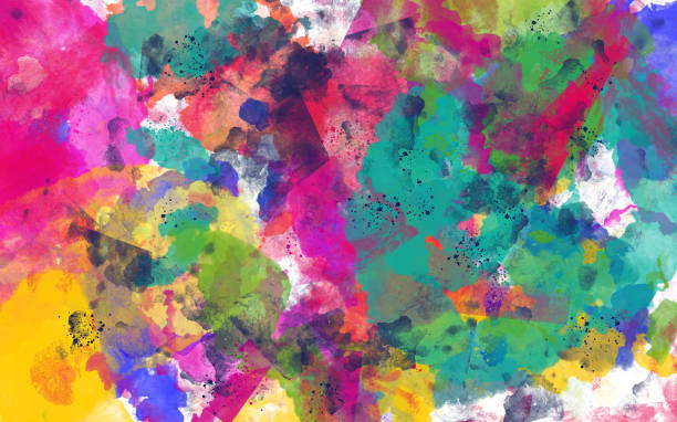 istock multicolor watercolor ink splash paint background 1096807568