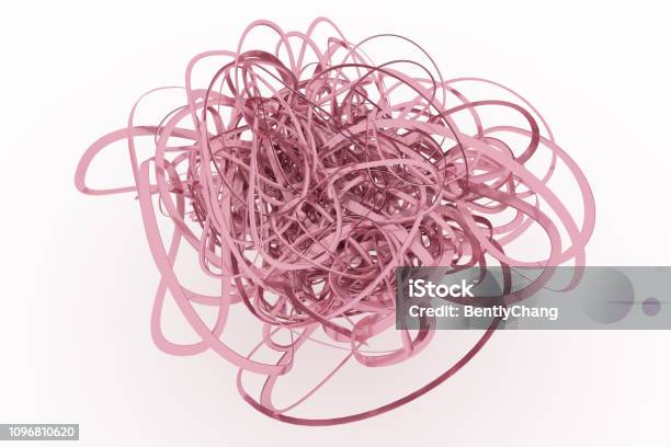 Messy String Map Colorful 3d Rendering Decorative Illustrations Cgi Composition Bunch Of ...