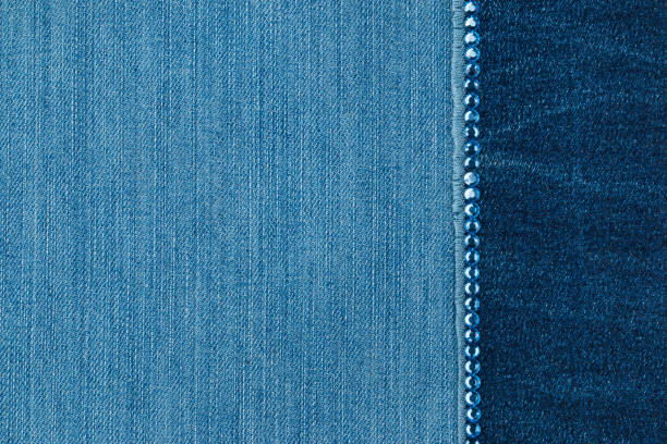 istock Trendy background with a line of blue rhinestones. With empty space. 1096819382