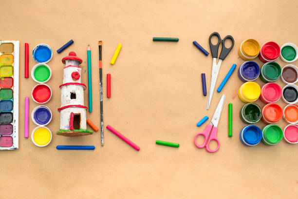 istock A set of materials for creativity and drawing Hobbies. 1096829404