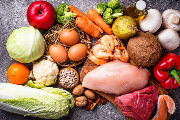 istock Healthy products for paleo diet 1096836192