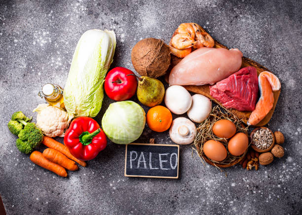 istock Healthy products for paleo diet 1096836196