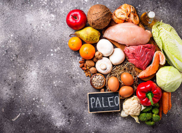 istock Healthy products for paleo diet 1096836198