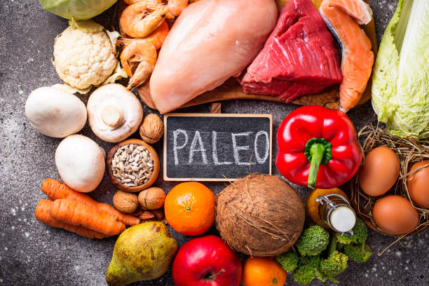 istock Healthy products for paleo diet 1096836204
