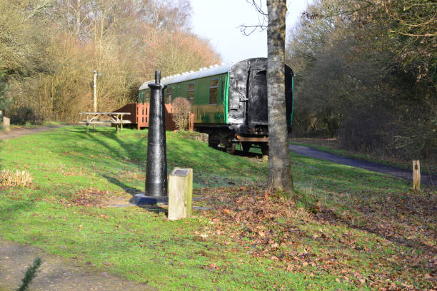 istock old Southern Railway carriage at West Grinstead station 1096845550
