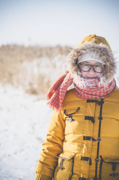 istock A Asian woman in the winter 1096848730