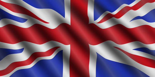 istock United Kingdom flag flowing background. Great Britain. Vector illustration. 1096852754