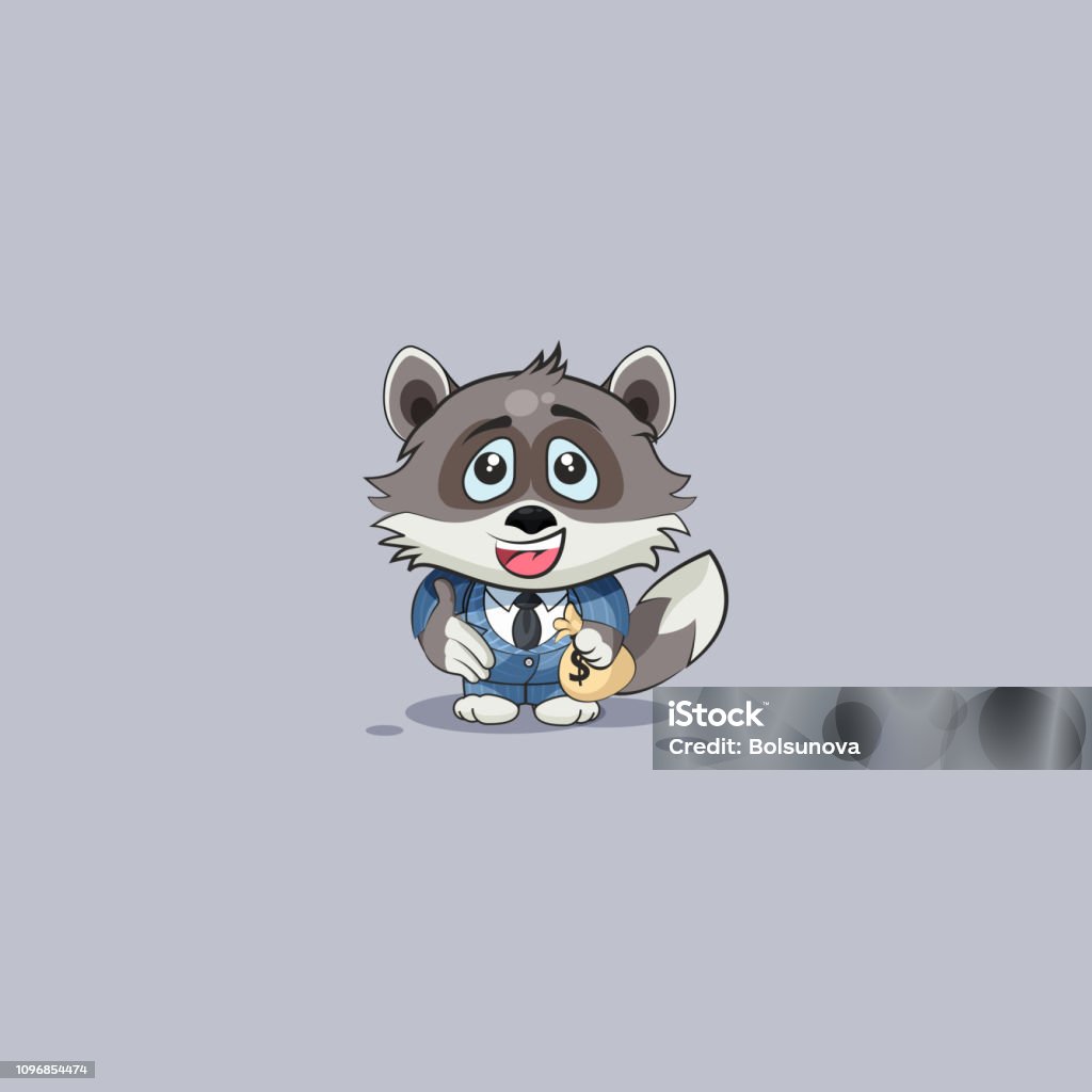 wolf extend hand to offer business deal Vector Illustration Emoji character cartoon wealth riches businessman wolf cub pup in business suit sticker emoticon extend hand to offer business deal cooperation money profit dollar earning income. Adult stock vector