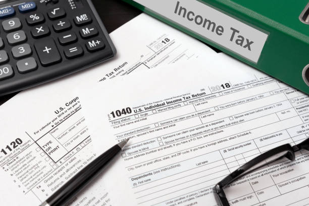 istock U.S. Individual income tax return. 1096860674