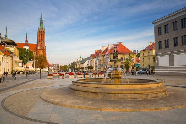 istock Kosciusko Main Square with Basilica in Bialystok 1096862212