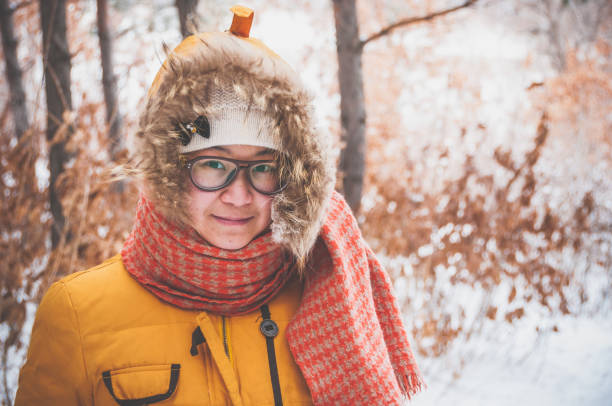 istock A Asian woman in the winter 1096874830