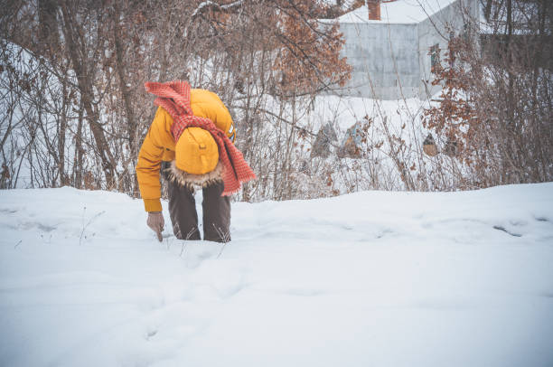 istock A Asian woman in the winter 1096874886