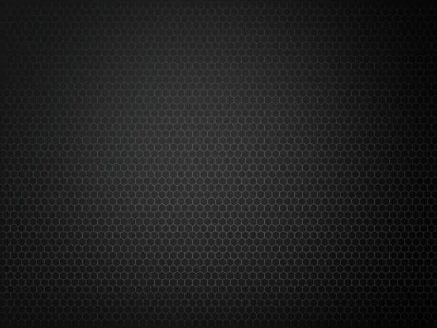 Photo of Abstract Black metal grid texture