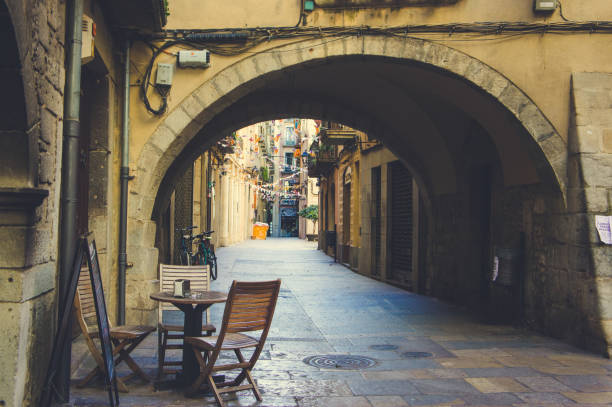 istock Pedestrian street in Girona, Spain 1096877884