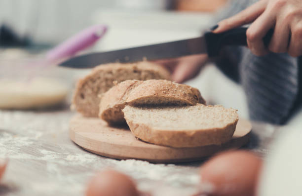 Bread, Toasted Bread, Breakfast, Hand, Cooking
