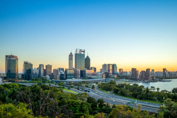 istock cityscape of perth at dusk 1096899886