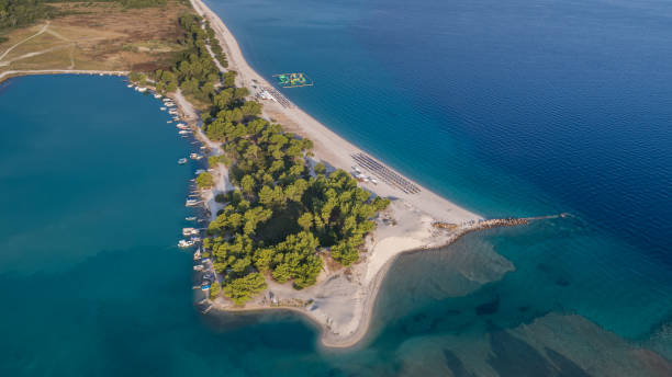 istock Glarokavos beach in Kassandra peninsula. Halkidiki, Greece 1096901586