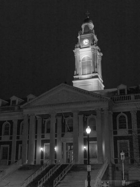 istock Schenectady, NY Historic City Hall Government Building with Clock Tower 1096906500