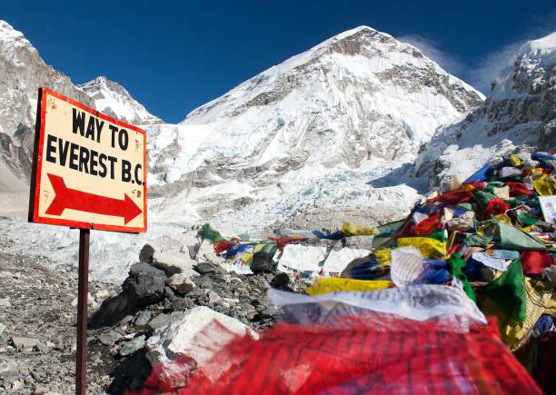 istock way to mount everest b.c., Nepal Himalayas mountains 1096921826