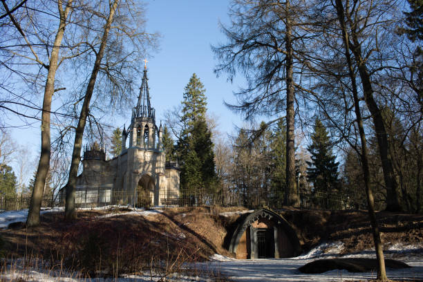 istock Peter and Paul Church in Pargolovo 1096928250