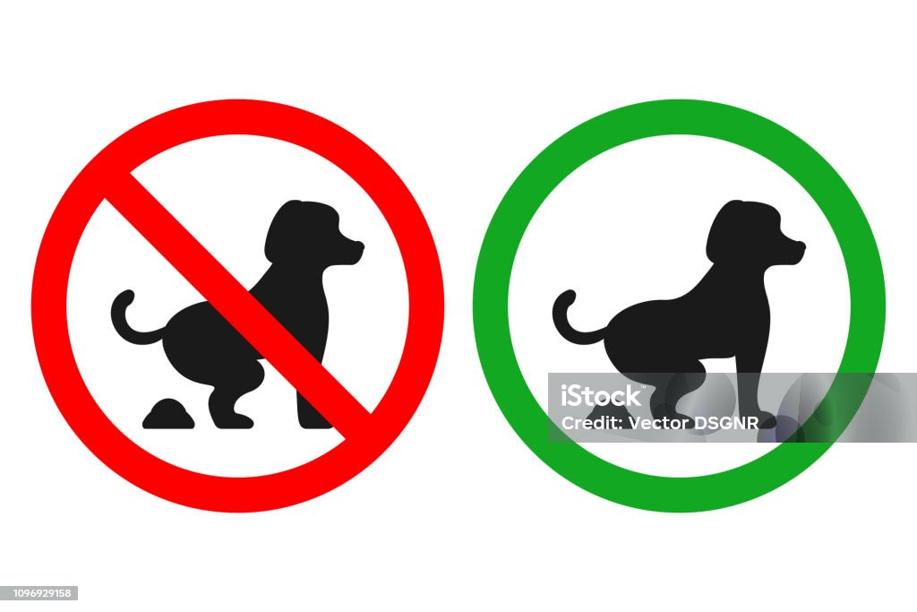 NO DOG FOULING sign. POOPING ALLOWED sign. Vector NO DOG FOULING sign. POOPING ALLOWED sign. Vector. Dog stock vector