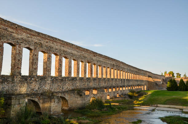 istock San Lazaro aqueduct in the evening, Merida, Spain 1096932604