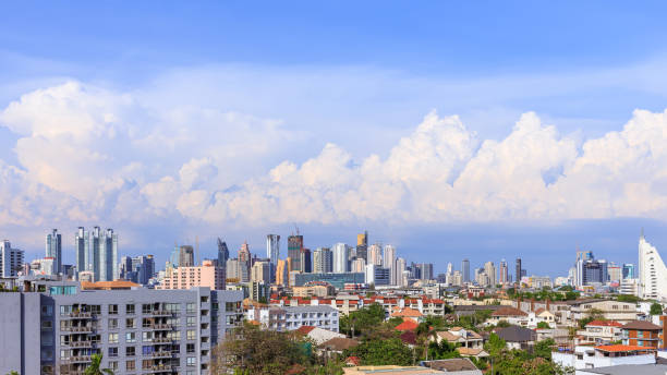 istock Bangkok business district cityscape with skyscraper, Thailand 1096948866
