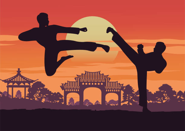 Taekwondo Wallpaper Stock Illustrations, Royalty-Free Vector Graphics &  Clip Art - iStock