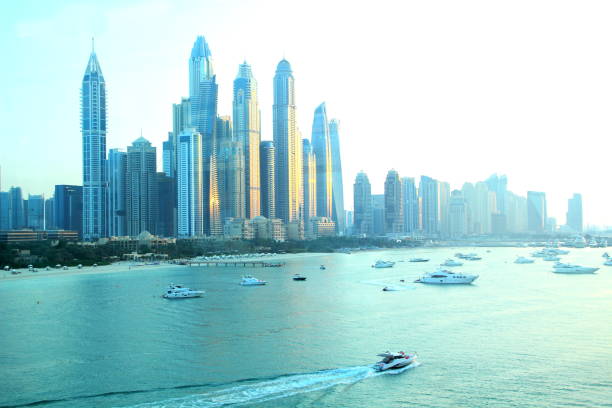istock skyline of dubai in the evening light 1096956832