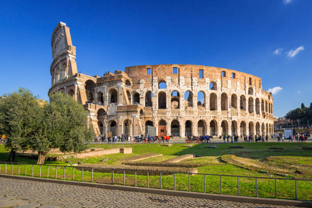istock The Colosseum in Rome at sunny day 1096958690
