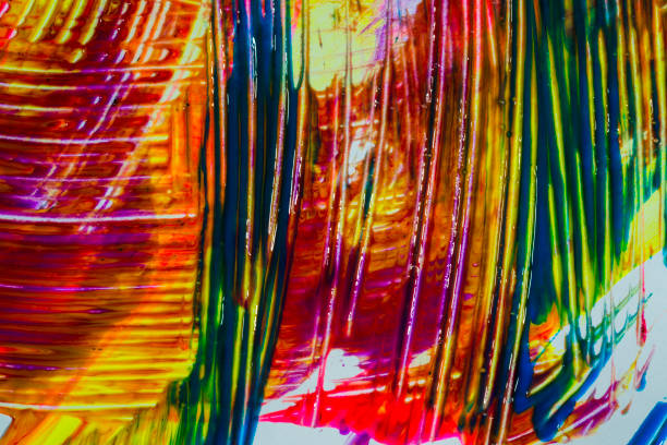 istock Abstract art colourful background. Hand-painted background.  - Image 1096959062