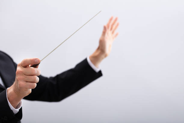 istock Music Conductor Hands Holding Baton 1096959892