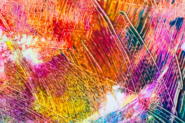 istock Abstract art colourful background. Hand-painted background.  - Image 1096960532
