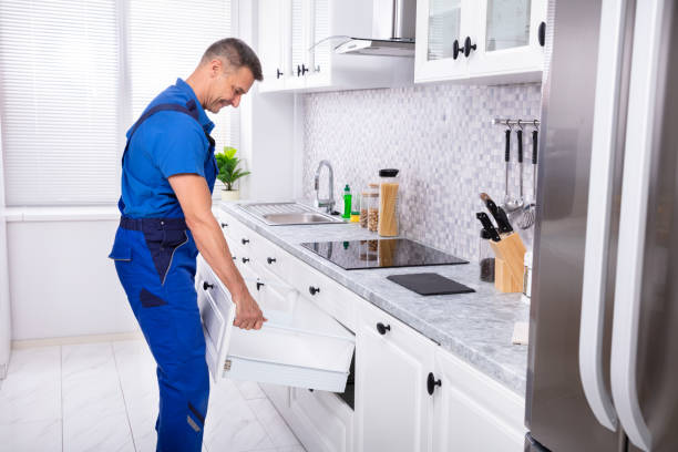 istock Handyman Fixing Drawer In Cabinet 1096963820