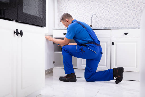 istock Handyman Fitting Cabinet Door 1096963844