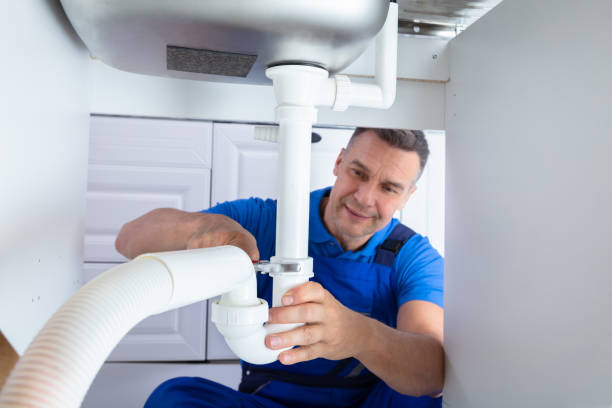 istock Plumber Repairing Sink Pipe 1096963890