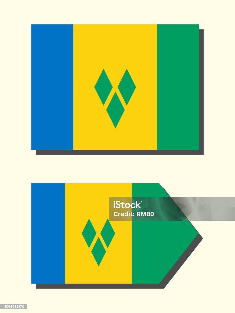 セントビン セントおよびグレナディーン諸島の国旗 アイコンのベクターアート素材や画像を多数ご用意 アイコン, イラストレーション