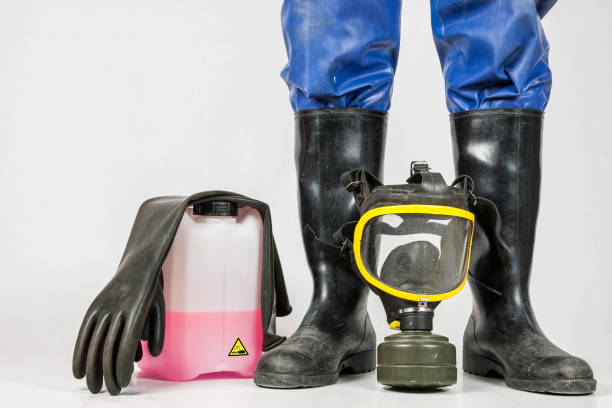 Five things for industrial cleaning stock photo