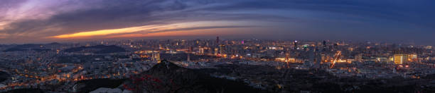 panorama view of jinan city