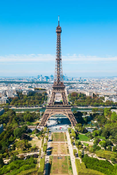 istock Eiffel Tower aerial view, Paris 1096974860