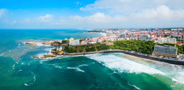 istock Biarritz aerial panoramic view, France 1096976004