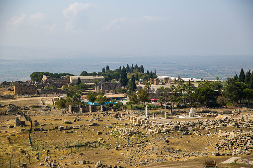 Pamukkale, Denizli, Hierapolis Ancient City, Turkey