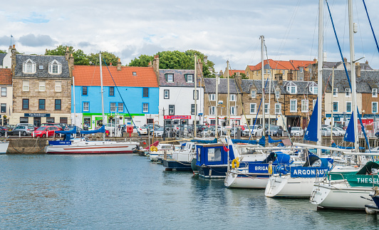 Anstruther in a summer afternoon, Fife, Scotland.