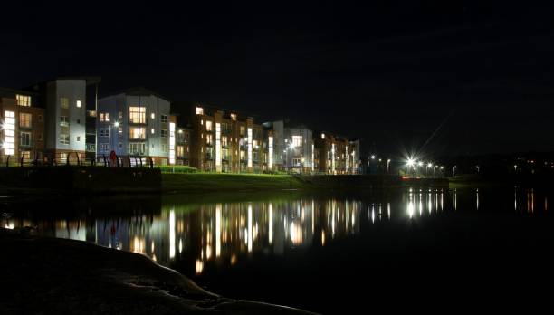 istock night view of beach side apartments 1096987512