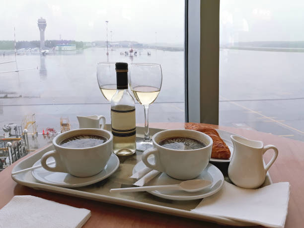 istock Still life with coffee and wine. 1096989630